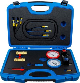 Druckuhr-Armatur für Klimaanlagenprüfung | für Kältemittel R744