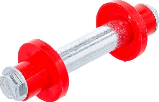 Achsen-Satz für Schubkarrenrad | 128 mm | Ø 20 mm | mit 2 Distanzhülsen