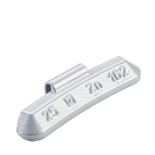 Schlaggewicht - Typ 162, 25g, Zink, silber