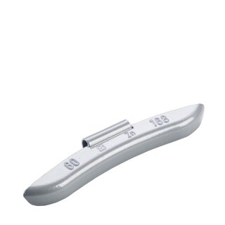Schlaggewicht - Typ 168, 60 g, Zink, Silber