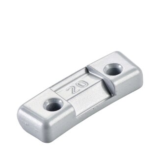 Sicherheitsgewicht - Typ 261, 20 g, Zink, Silber
