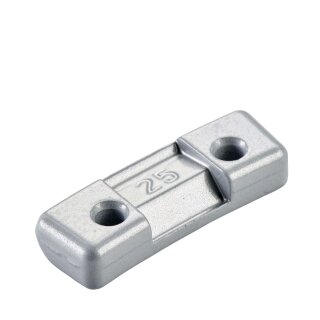 Sicherheitsgewicht - Typ 261, 25 g, Zink, Silber | 100 Stück