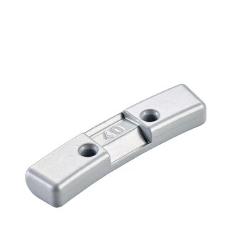Sicherheitsgewicht - Typ 261, 40 g, Zink, Silber