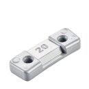 Sicherheitsgewicht - Typ 280, 20 g, Zink, Silber