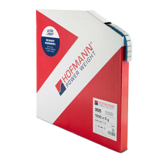 Stahl-Klebegewichtsrolle Typ 355 2.0, 5kg, silber, ULTRALINER Klebeband