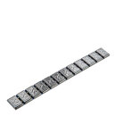 Klebegewicht - Typ 380, 60 g, Zink, Schwarz, 50 Riegel