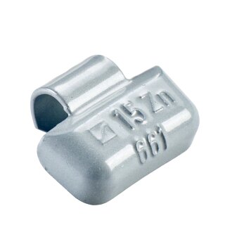 Schlaggewicht - Typ 661, 15g, Zink, silber