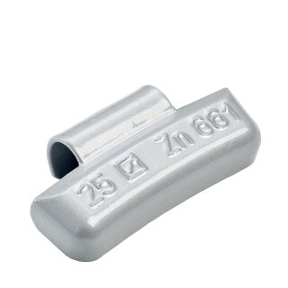 Schlaggewicht - Typ 661, 25g, Zink, silber