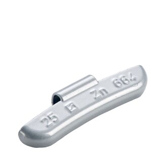 Schlaggewicht - Typ 664, 25g, Zink, silber