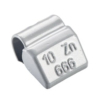 Schlaggewicht - Typ 666, 10g, Zink, silber