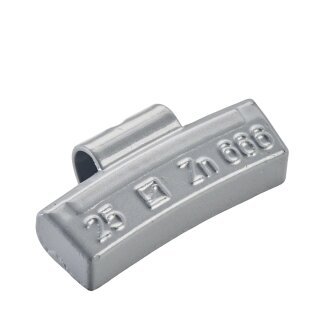 Schlaggewicht - Typ 666, 25g, Zink, silber