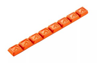 Klebegewicht - Typ 706, 40 g, Blei, Orange
