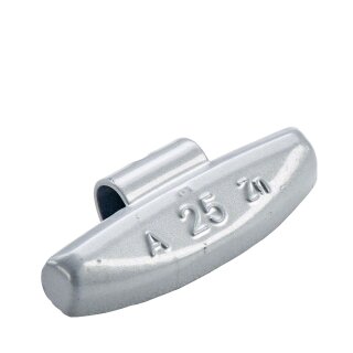 Schlaggewicht - Typ 63, 25g, Zink, silber