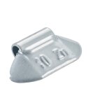 Schlaggewicht - Typ 84, 10g, Zink, silber