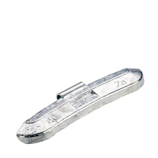 Schlaggewicht - Typ 84, 40 g, Zink, Silber, unbeschichtet, 50 Stück