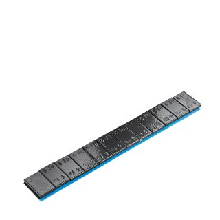 Klebegewicht - Typ 397, 60 g, Stahl, schwarz gepulvert, 100 Riegel