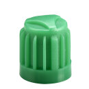 Ventilkappe - Gr&uuml;n | 100 St&uuml;ck