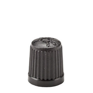 Alligator Fahrrad Ventilkappe - Schwarz, 100St. VG 5,2 - 9,7 - PE - SZ