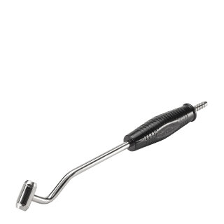 Tankstellenstecker - Schlauchanschluss, gebogen, offen