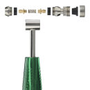 Tankstellenstecker - Schlauchanschluss, 8/7&Prime;, KFZ, Blitzventile, universal | 10 St&uuml;ck