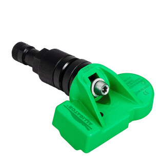 RDKS PKW Universalsensor, sens.it RS+, 433MHz, mit schwarzem Ventil, Verschraubung mit Kugelkalotte | 12 Stück