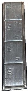 LKW Klebegewicht Blei unbeschichtet 200g Riegel (4x50g)