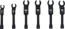 Hahnenfu&szlig;schl&uuml;ssel-Satz | Antrieb Innenvierkant 10 mm (3/8") | mit Gelenk | 6-tlg.