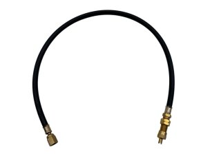 Gummi-Ventilverlängerung OTR/EM  flexibel 730 mm mit Mutter und Schlüsselventilkappe