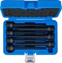 Kraft-Bit-Einsatz-Satz | L&auml;nge 150 mm | Antrieb Innenvierkant 12,5 mm (1/2") | Innensechskant 5 - 14 mm | 7-tlg.