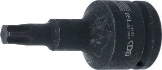 Kraft-Bit-Einsatz | Länge 100 mm | Antrieb Innenvierkant 20 mm (3/4") | T-Profil (für Torx) T60