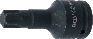 Kraft-Bit-Einsatz | Länge 100 mm | Antrieb Innenvierkant 20 mm (3/4") | T-Profil (für Torx) T90