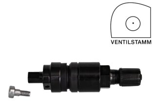 RDKS / TPMS-Service-Kit Clamp-in Ventil schwarz für Schrader Faraday und EZ Sensor 2.0