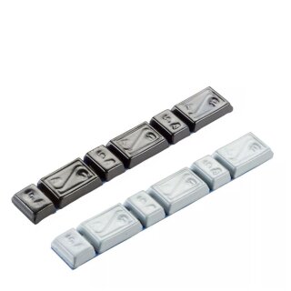 Klebegewicht - Typ 363, 45g, Zink, 100 Riegel