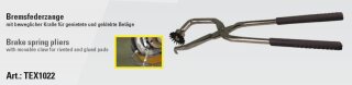 Bremsfedernzange mit Kralle