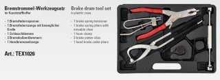 Bremstrommel Werkzeugsatz