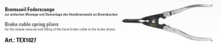 Bremsseilfedernzange