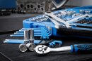 Steckschl&uuml;ssel-Satz Wellenprofil | Antrieb 6,3 mm (1/4") / 10 mm (3/8") / 12,5 mm (1/2") | 218-tlg.