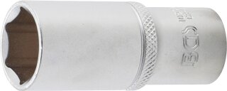 Steckschlüssel-Einsatz Sechskant, tief | Antrieb Innenvierkant 10 mm (3/8") | SW 19 mm