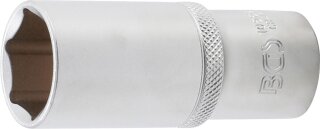 Steckschlüssel-Einsatz Sechskant, tief | Antrieb Innenvierkant 12,5 mm (1/2") | SW 24 mm