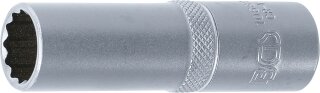Steckschlüssel-Einsatz Zwölfkant, tief | Antrieb Innenvierkant 12,5 mm (1/2") | SW 15 mm