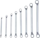 Doppel-Ringschl&uuml;ssel-Satz | tief gekr&ouml;pft | SW 6 x 7 - 20 x 22 mm | 8-tlg.