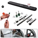 Ventilsitz-Reinigungswerkzeug-Satz f&uuml;r Alufelgen, 7-tlg