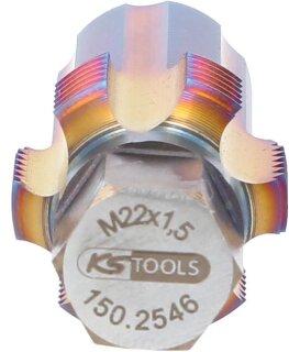 Gewindeschneider mit Führungsbolzen für Partikelfiltersensoren, M22x1,5