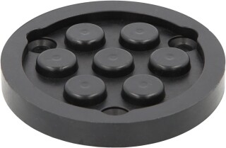 Gummiteller 24 für Zippo Hebebühnen, Ø 123 mm