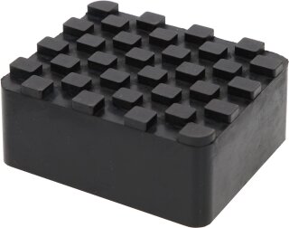 Gummiauflage 18 für Hebebühnen, 120 x 100 x 50 mm