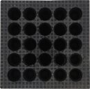 Gummiauflage 22 f&uuml;r Hebeb&uuml;hnen, 150 x 150 x 140 mm