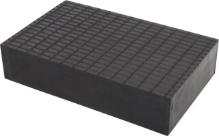 Gummiauflage 29 für Hebebühnen, 220 x 140 x 50 mm