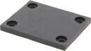 Gummiauflage 41 f&uuml;r Rotary / FJRP Hebeb&uuml;hnen, 104 x 82 x 8 mm