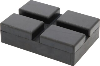 Gummiauflage 42 für Rotary Hebebühnen, 128 x 89 x 35 mm