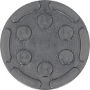 Gummiteller 65 f&uuml;r BEISSBARTH / Consul / Zippo Hebeb&uuml;hnen, &Oslash; 135 mm